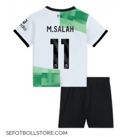 Liverpool Mohamed Salah #11 Replika babykläder Bortaställ Barn 2023-24 Kortärmad (+ korta byxor)